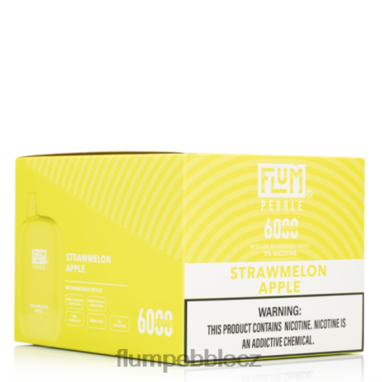 FLUM PEBBLES 6000 šluků 10 balení slámové jablko Z88NP79 Flum Pebble Vape Price