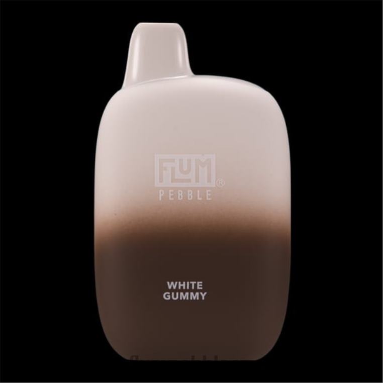 FLUM PEBBLES 6000 šluků bílá gumová Z88NP87 Flum Pebble Vape Flavors